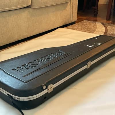 1990's Washburn Stratocaster Style Black Chainsaw Guitar Case image 5