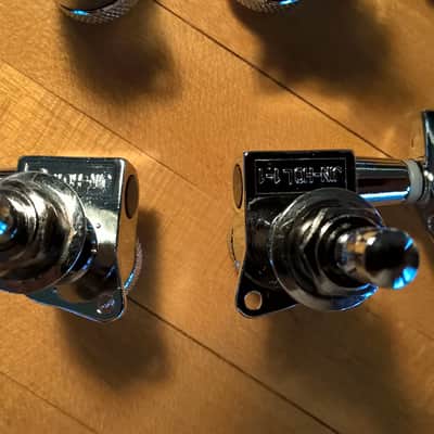 Jin-Ho Sperzel-Clone Locking Tuning Machines -- 3 x 3; Chrome; Mint Condition image 7