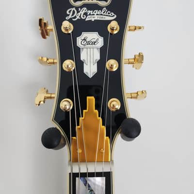 D'Angelico Excel EX-SS Semi-Hollow with Stairstep Tailpiece, Pau Ferro Fretboard 2021 - Present - Solid Black image 6