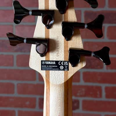 Yamaha TRBX605FM 5-String Electric Bass Guitar - Matte Amber image 15