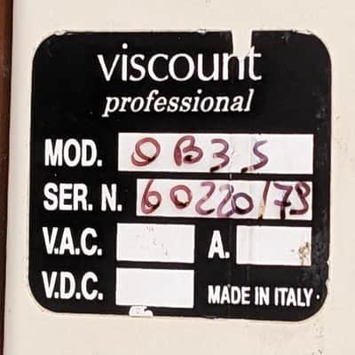 Used Oberheim (Viscount) Ob3 Squared Hammond B3-style Drawbar Organ Module W/Case image 7