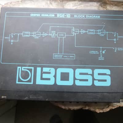 Boss RGE-10 Micro Rack Series Graphic Equalizer 1980s - Black image 2