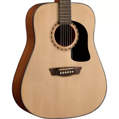 Washburn AD5K Apprentice D5 Series Dreadnought Mahogany Neck 6-String Acoustic Guitar w/Hard Case image 3