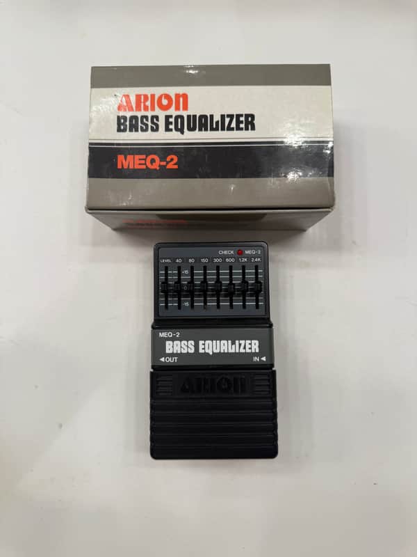 Arion MEQ-2 Bass Equalizer 7-Band EQ Rare Vintage Guitar Effect Pedal image 1