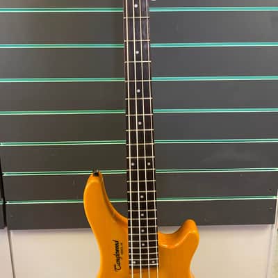 Tanglewood Rebel 4K See-Through Orange Electric Bass Guitar image 5