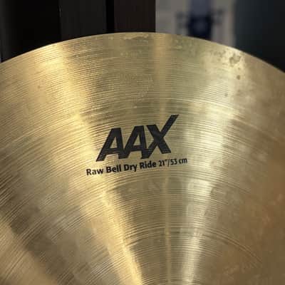 Sabian AAX Raw Bell Dry Ride Cymbal - 21'', Used image 2
