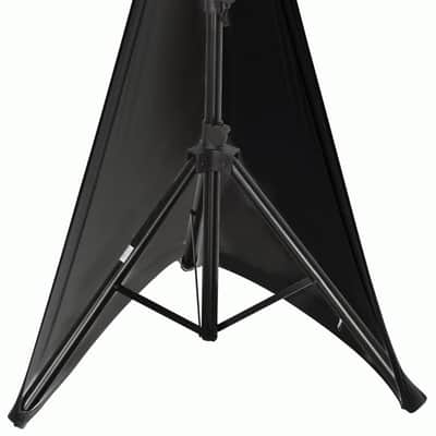Gator Cases GPA-STAND-2-B | Stretchy Speaker Stand Cover 2-Side Black image 2
