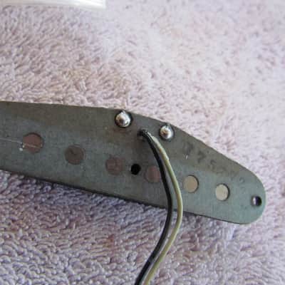1972 Fender Stratocaster Pickup Staggered Pole Rewound 1972 Stratocaster Pickup Works Great Vintage image 2