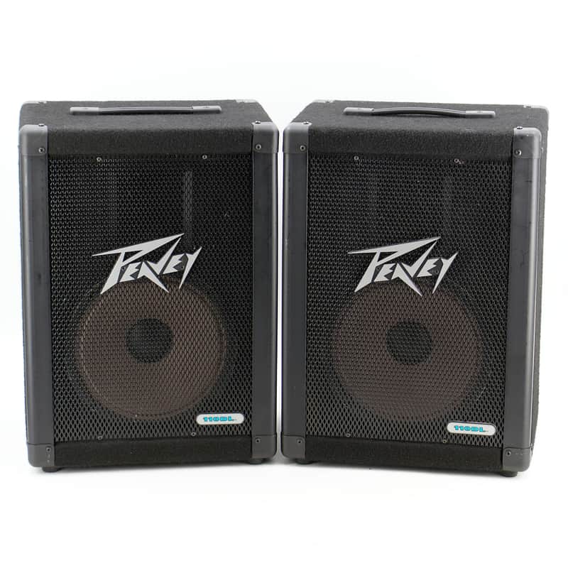 Used (PAIR) Peavey 110DL 1x10 Passive PA Speaker Cabinet image 1