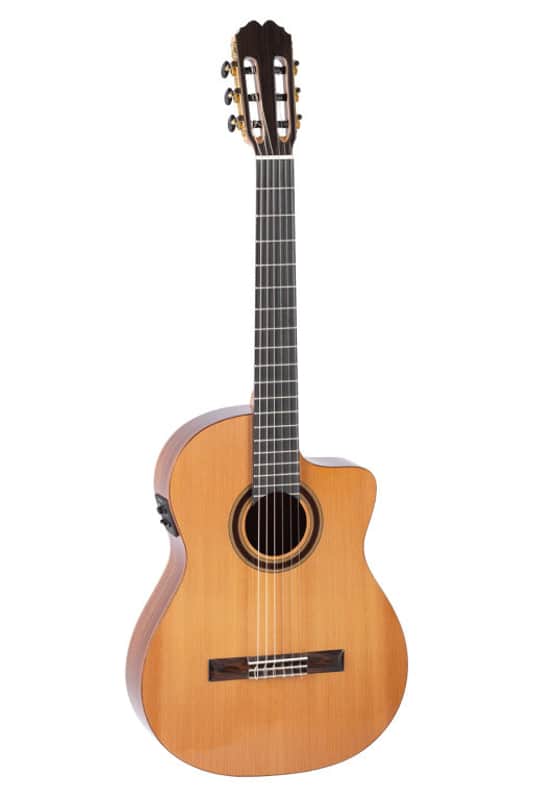 Admira Granada ECTF cutaway Acoustic-Electric classical thin body nylon string guitar with solid cedar top MADE in SPAIN image 1
