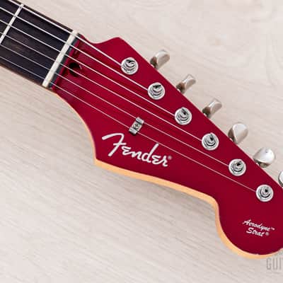 2014 Fender Aerodyne Stratocaster AST Candy Apple Red, Japan MIJ image 4