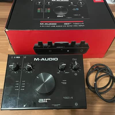 M-Audio AIR 192|4 USB Audio Interface 2019 - 2020 - Black image 1
