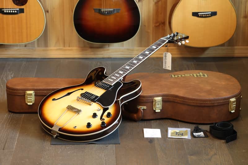 Unplayed! 2024 Gibson ES-330 Semi-Hollow Electric Guitar Vintage Sunburst + OHSC image 1