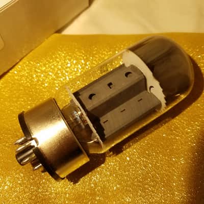 G.E Pair (2) JAN 6550A tNOS AT1000 TESTED Vacuum Tubes military perfect matched pair 0% 500V test premium Beam Power 42 Watt 1986 image 9