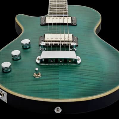 Hagstrom Ultra Max Fall Sky Satin LH w/Case image 4