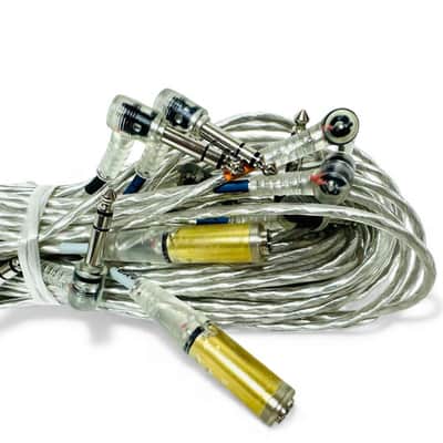 13 Clear Silver Transparent Trigger Cable Kit Wires Snake Cord For ROLAND Alesis MDS-25 30 image 4