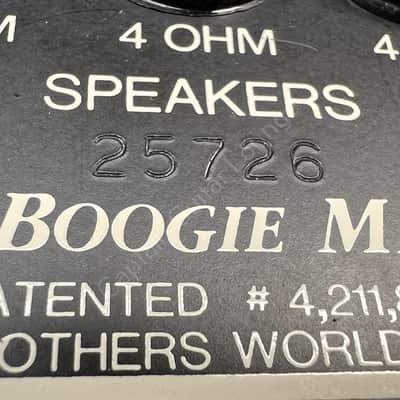1989 Mesa Boogie - Mark III Head - Simul Class - ID 4366 image 13