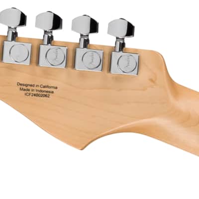Fender Standard Stratocaster Electric Guitar. Laurel Fingerboard, White Pickguard, Aqua Marine Metallic image 4