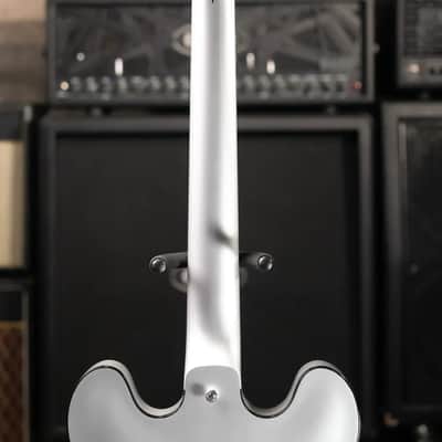 Gibson Custom Shop 1961 ES-335 Semi-Hollow Electric Guitar - Silver with Hardshell Case image 8
