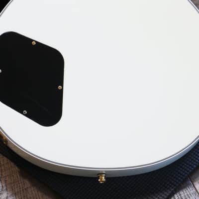 Minty! 2021 Gibson Custom Shop Les Paul Custom Electric Guitar Alpine White + COA OHSC image 15