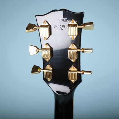 1973 Gibson Les Paul Custom Ebony Black Beauty *Headstock Repair* image 10