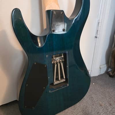 ESP LTD MH-203QM - See Thru Blue image 9