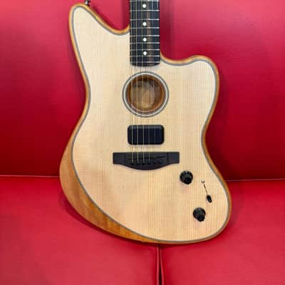 Fender American Acoustasonic Jazzmaster 2021 - Present - Natural image 2
