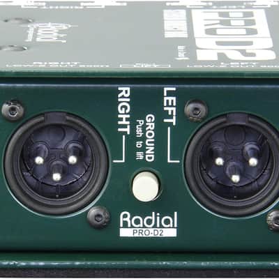 Radial DI Box PROD2 Passive Stereo DI Box Bundle with 10ft Pig Hog XLR Microphone Cord & Polishing Cloth - Hum Eliminator DI Boxes for Instruments, Passive Box Made for Keyboards, Guitar, Bass DI image 6