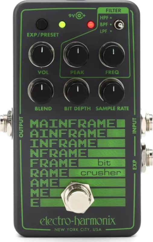 Electro-Harmonix Mainframe Bit Crusher Effects Pedal image 1