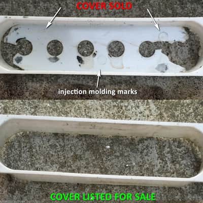 1954 Fender Stratocaster original bakelite pickup cover (polystyrene) image 13