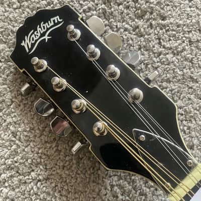 Washburn 8 String Mandolin in Tobacco Burst, Spruce Top Mahogany Body and Neck, Rosewood Fingerboard image 2