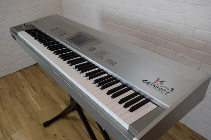 Korg Trinity V3 Pro-X 88 key keyboard synthesizer near MINT-used piano for sale image 1