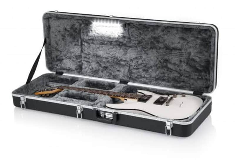 Gator Molded Plastic Guitar Case for Standard Electric Guitars w/ Built-in LED Light GC-ELECTRIC-LED image 1