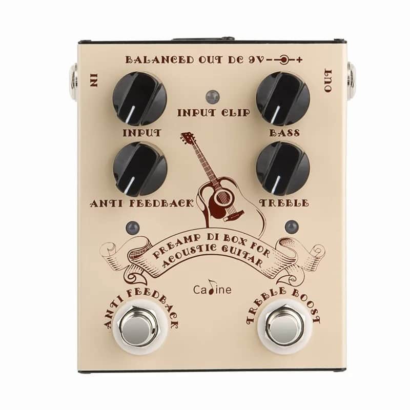 Caline CP-40 Acoustic Guitar Effect Pedal DI Box Cabinet Simulator Pedal Preamp Guitar Accessories,price include the import duty for US buyer image 1