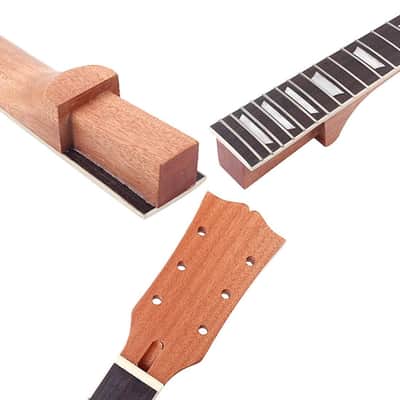 22 Frets Electric Guitar Neck Mahogany Body Rosewood Fretboard Trapezoid Inlays For Les Paul LP Guitars image 5