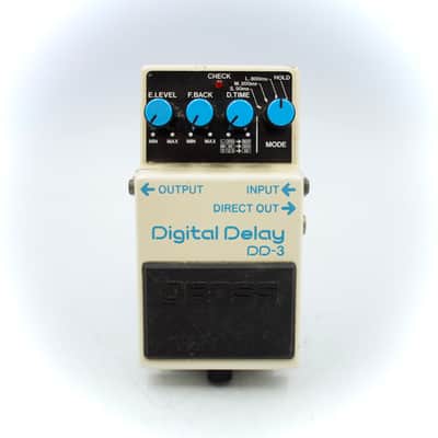Boss DD-3 Digital Delay 1993 Made in Taiwan Blue Label Guitar Effect Pedal BE97158 image 2