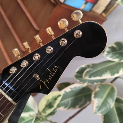 1965 Fender Stratocaster Pre-CBS David Gilmour The Black Strat vintage 60s earliest American Custom Shop 1960's USA Guitar image 4