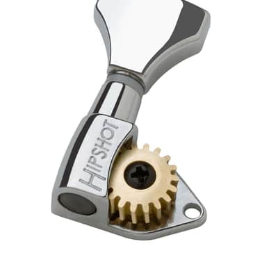 Hipshot Classic Chrome 18:1 Open 4x2 tuners