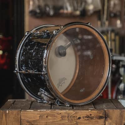 Premier 3 ply Mahogany Rack Tom in Black Diamond Pearl 1960s image 6