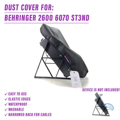 DUST COVER for Behringer 2600 - on the st3nD Rackie 60°70° Dual Stand