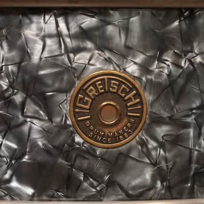 Gretsch 12/14/20/5.5x14" Round Badge Drum Set - 1960's Black Diamond Pearl image 23