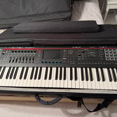 Roland FANTOM-06 61-Key Workstation Keyboard 2022 - Present with Mono Vertigo Keyboard Case