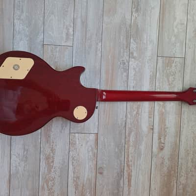 2003 Epiphone Les Paul Standard Cherry Sunburst Korean Unsung w/ Hard Case image 5