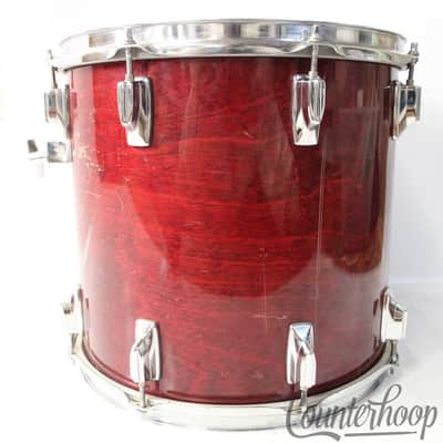 Tama 14x13"Superstar"Cherry Wine"Rack Tom Drum Made In Japan Vintage 80s'82 Star image 5
