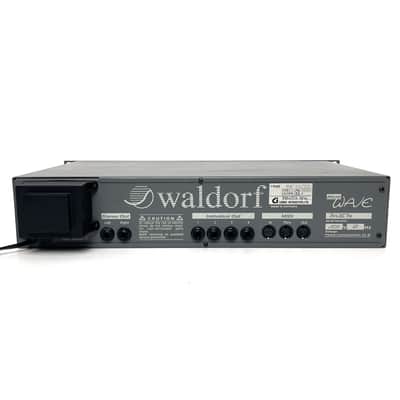 Waldorf Microwave Rackmount Wavetable Synthesizer 1989 - Blue 110V Made in Germany Worldwide Shipment image 6