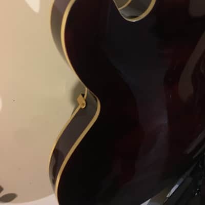 Epiphone Riviera P-90 with bigsby trem Natural/Red image 11