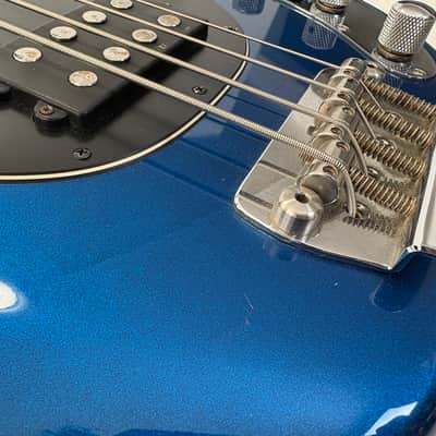 Music Man Stingray 4H EX 3EQ Lake Placid Blue 2000 made in Japan image 11