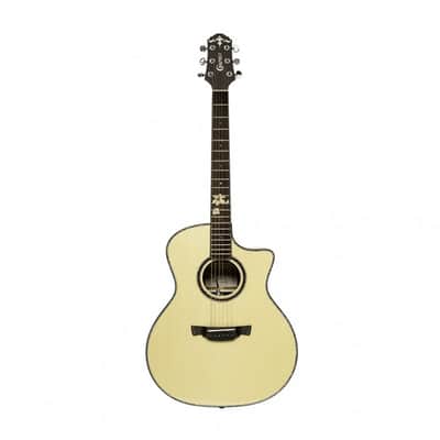 Crafter WF G-MAHO CE Anniversary MAHO Series Grand Auditorium Cutaway Solid Spruce Top Mahogany Neck 6-String Acoustic-Electric Guitar w/Gig Bag image 3