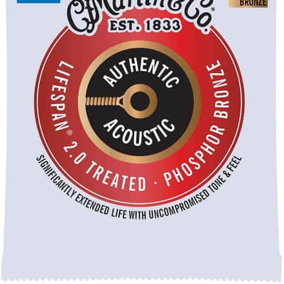 Martin MA550T Lifespan 2.0 Treated Acoustic Strings Medium, 13-56 image 1