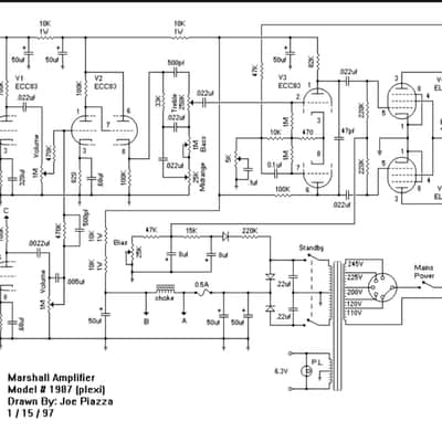 Plexi Clone Handwired Amp Head image 6